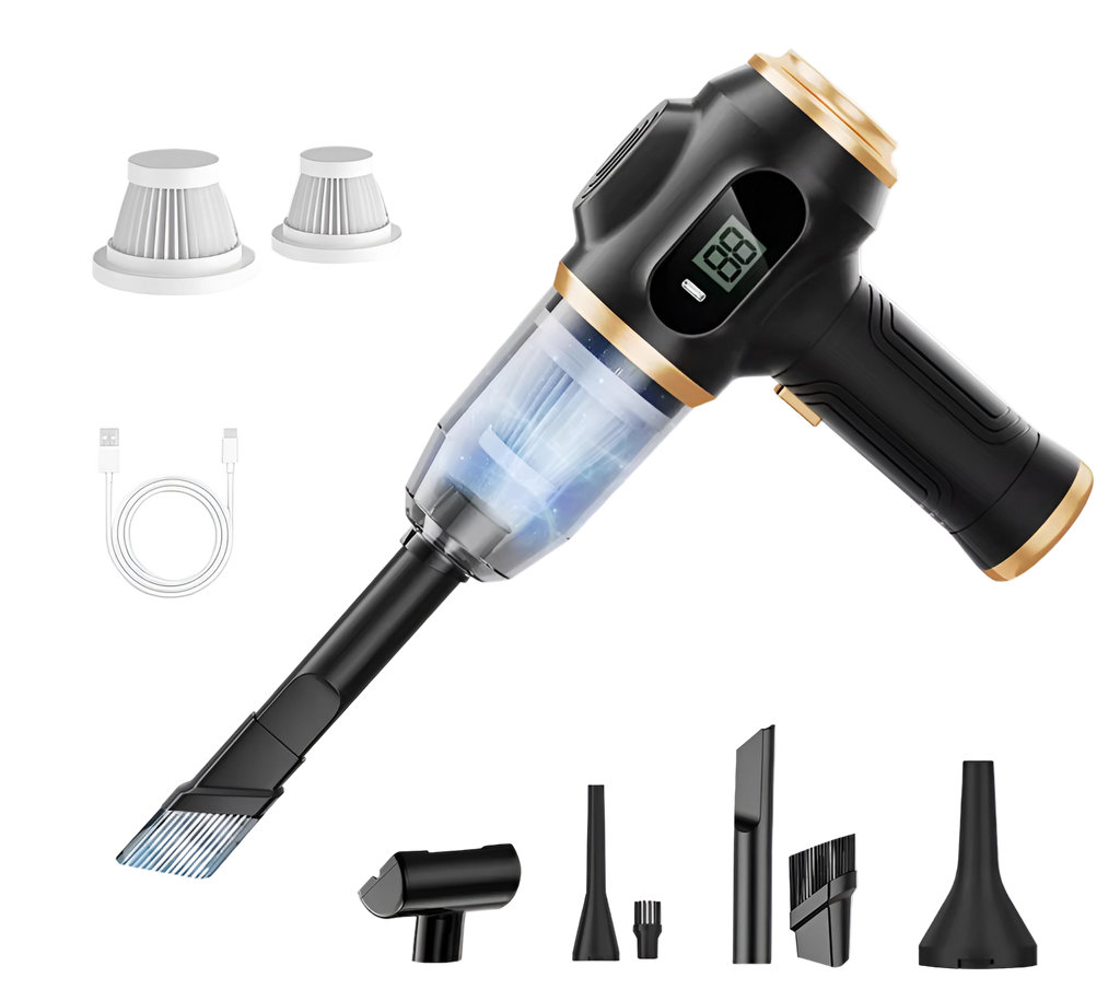 Aspirateur sans fil pour voiture & maison 6 en 1.